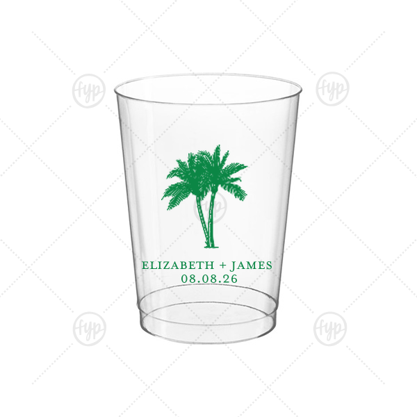 Romantic Beach Vibes Cup 10-oz. Hard Plastic Cup (Ink)