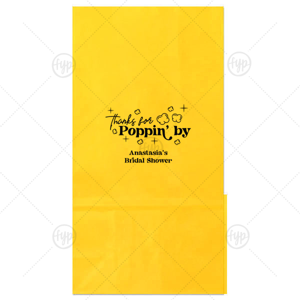 Thanks For Poppin' By Bag Gloss Goodie Bag (Foil)
