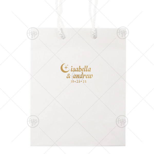 Moon & Stars Couples Bag Classic Gift Bag (Foil)
