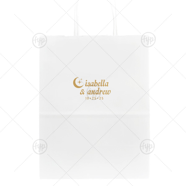 Moon & Stars Couples Bag Gift Bag (Foil)