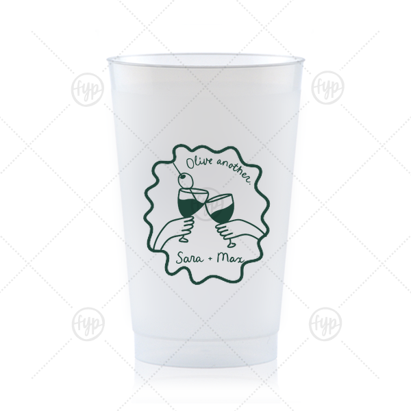 Olive Another Cheers Cup 24-oz. Frosted Cup (Ink)