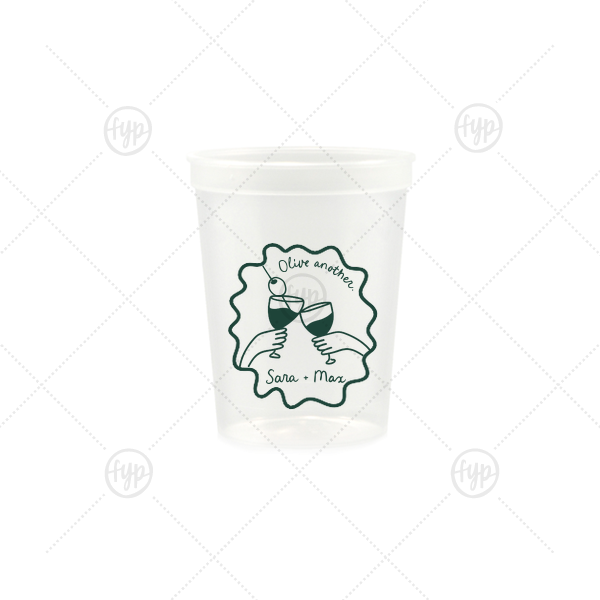 Olive Another Cheers Cup 12-oz. Stadium Cup (Ink)