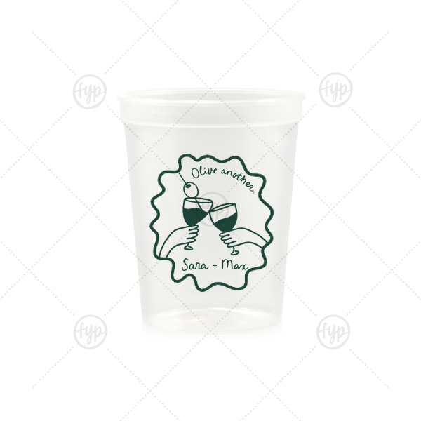 Olive Another Cheers Cup 16-oz. Stadium Cup (Ink)