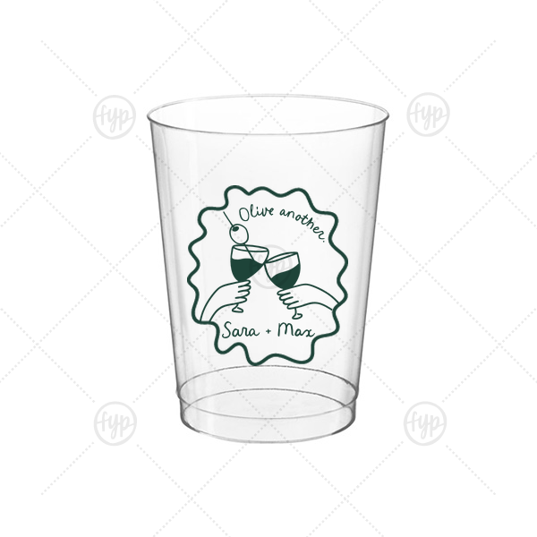 Olive Another Cheers Cup 10-oz. Hard Plastic Cup (Ink)