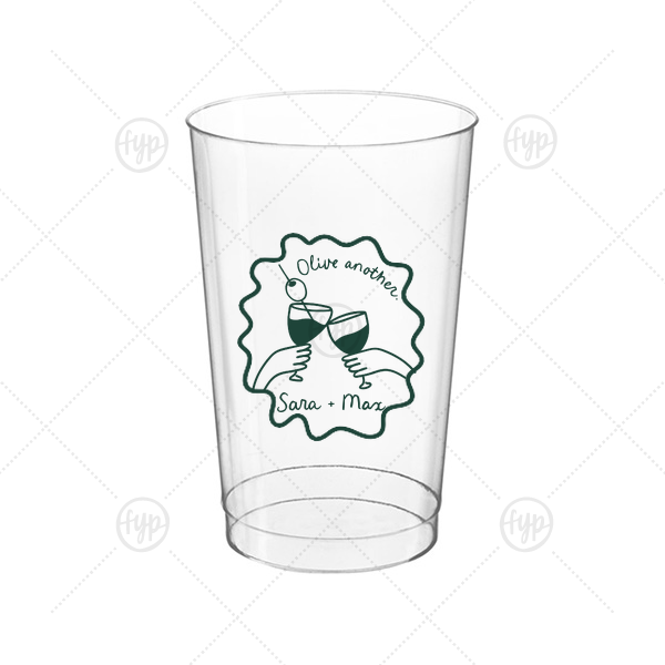 Olive Another Cheers Cup 12-oz. Hard Plastic Cup (Ink)