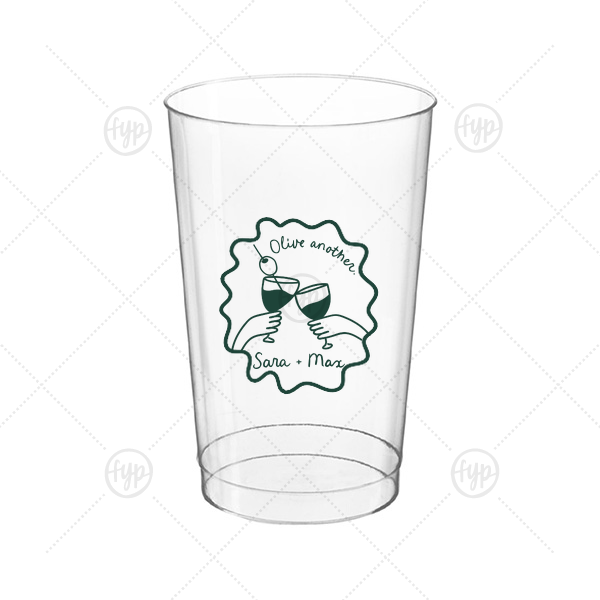 Olive Another Cheers Cup 14-oz. Hard Plastic Cup (Ink)
