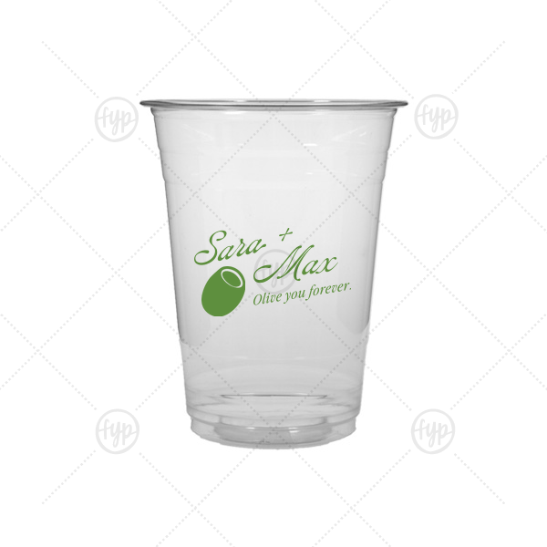 Olive You Forever Cup 16-oz. Soft Plastic Cup (Ink)