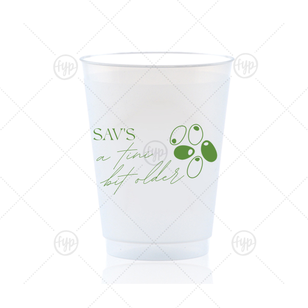 A Tini Bit Older Birthday Cup 16-oz. Frosted Cup (Ink)