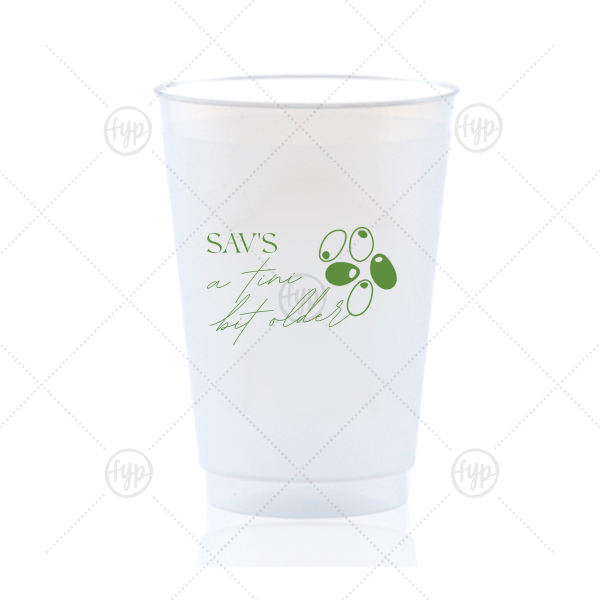 A Tini Bit Older Birthday Cup 20-oz. Frosted Cup (Ink)