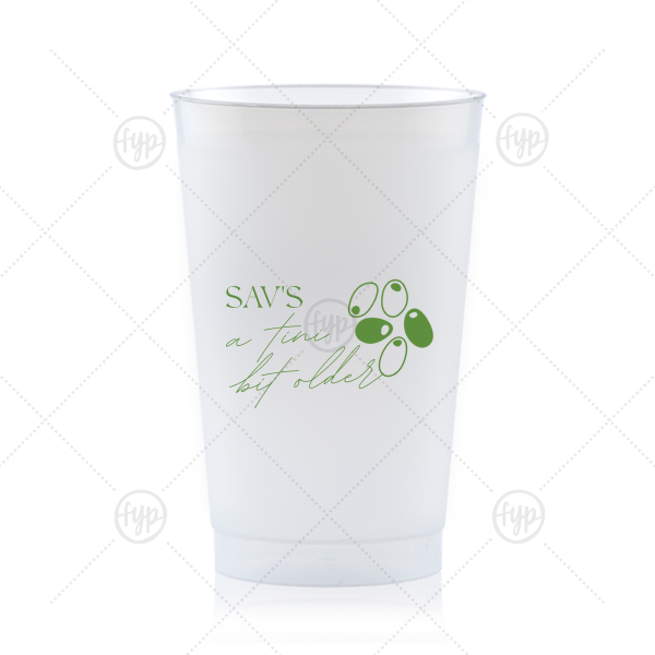 A Tini Bit Older Birthday Cup 24-oz. Frosted Cup (Ink)