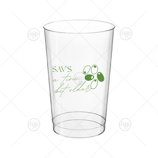 A Tini Bit Older Birthday Cup 14-oz. Hard Plastic Cup (Ink)