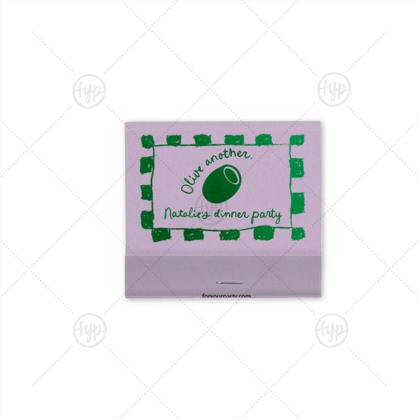 Olive Another Birthday Matchbook 30-Strike Matchbook (Foil)