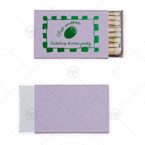 Olive Another Birthday Matchbook Classic Matchbox (Foil)