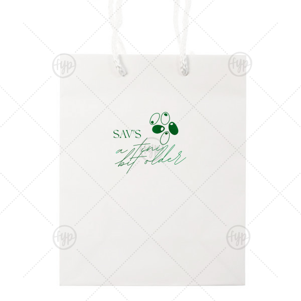 A Tini Bit Older Birthday Bag Classic Gift Bag (Foil)