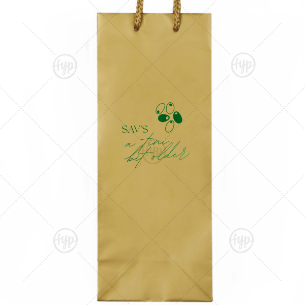 A Tini Bit Older Birthday Bag Classic Wine Bag (Foil)
