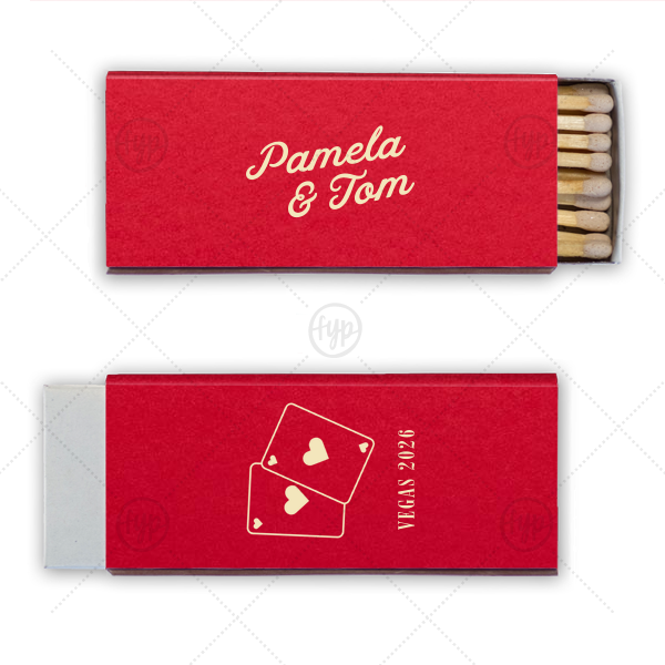 Vegas Baby Cards Matchbox Candle Matchbox (Foil)