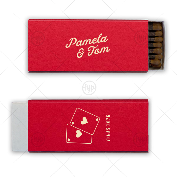 Vegas Baby Cards Matchbox Cigar Matchbox (Foil)