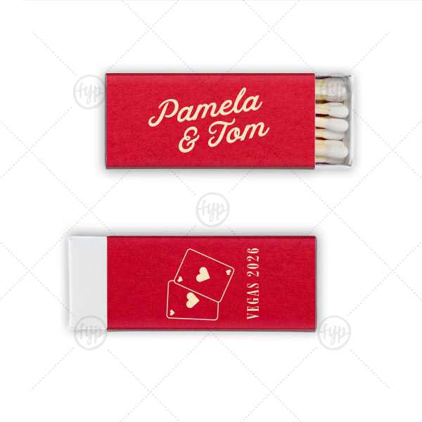 Vegas Baby Cards Matchbox Mini Matchbox (Foil)