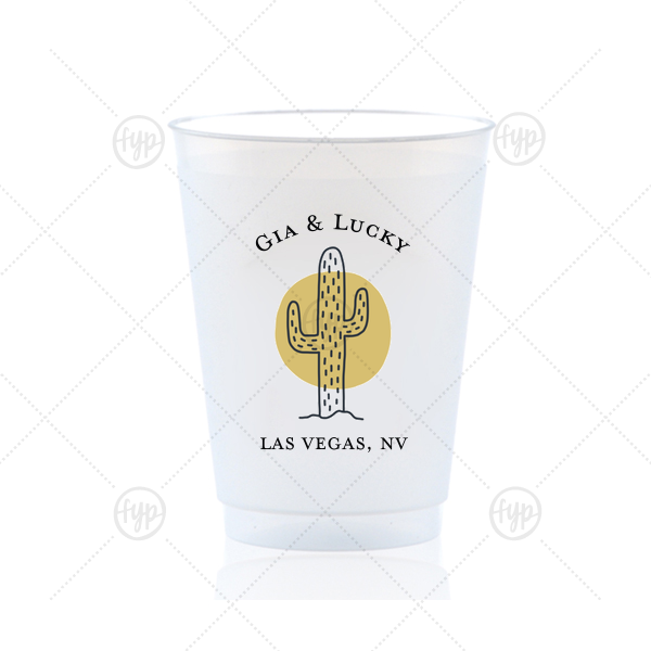 Cactus Sun Cup 16-oz. Frosted Cup (Photo)