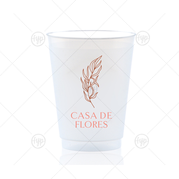 Elegant Sea Plant Full Color Cup 16-oz. Frosted Cup (Photo)