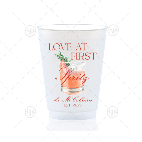 Love At First Spritz Full Color Cup 16-oz. Frosted Cup (Photo)