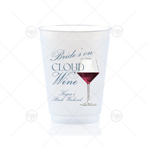 On Cloud Wine Full Color Cup 16-oz. Frosted Cup (Photo)