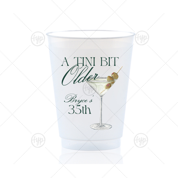 A Tini Bit Older Olive Martini Full Color Cup 16-oz. Frosted Cup (Photo)