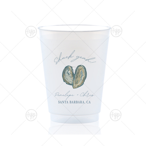 Shuck Yeah! Full Color Cup 16-oz. Frosted Cup (Photo)