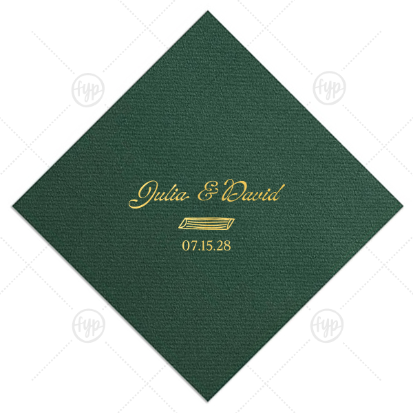 Penne Pals Napkin Cocktail Napkin (Foil)