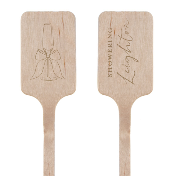 Pearls and Prosecco Stir Stick Rectangle Stir Stick (Foil)