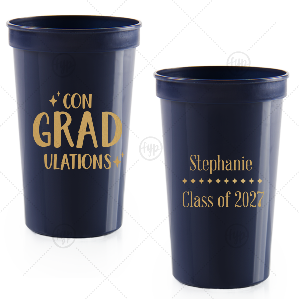 Twinkle Congrads Stadium Cup 22-oz. Stadium Cup (Ink)