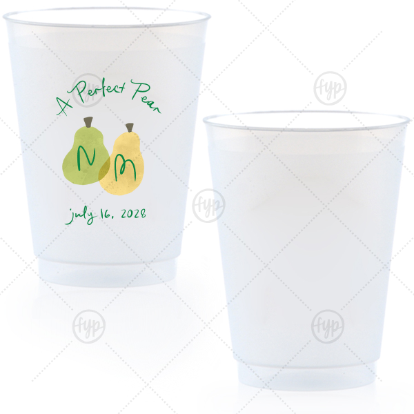 A Perfect Pear Full Color Cup 16-oz. Frosted Cup (Photo)