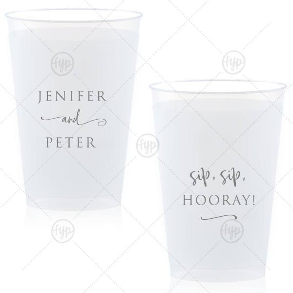 9 oz. Custom Printed Recyclable Plastic Cup 1000/Case