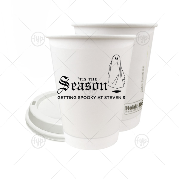 Getting Spooky Cup 12-oz. Double Wall Paper Hot Cup (Ink)