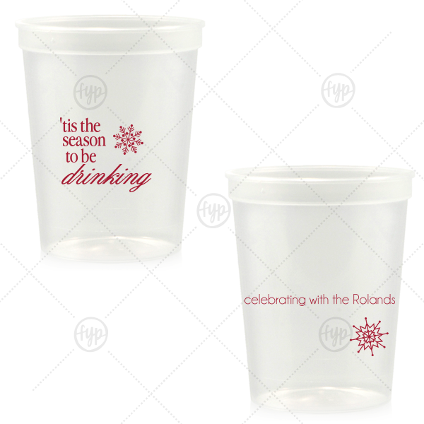 The Season To Be Drinking Cup 16-oz. Stadium Cup (Ink)