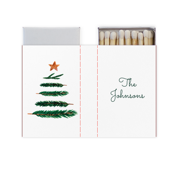 Christmas Tree Matchbox Classic Matchbox (Photo)