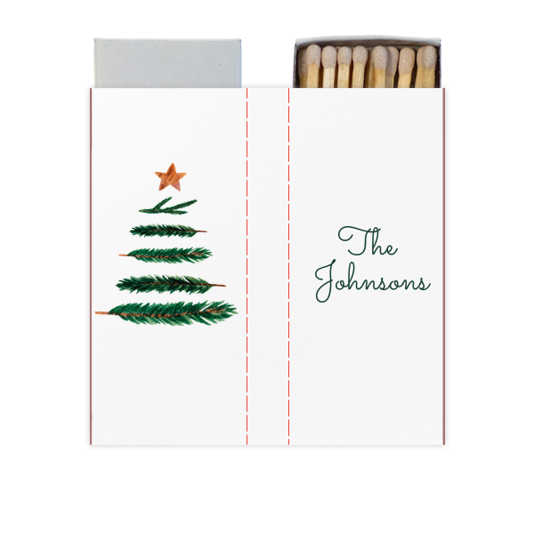 Christmas Tree Matchbox Candle Matchbox (Photo)