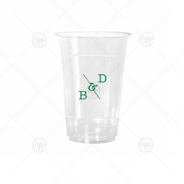 Initial Ampersand Cup 16-oz. Cold Cup (Ink)