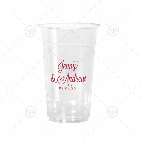 Formal Names Swirly Script Cup 20-oz. Cold Cup (Ink)