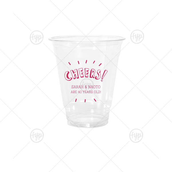 Radiant Celebration Cheers Cup 12-oz. Cold Cup (Ink)
