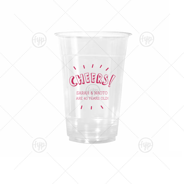 Radiant Celebration Cheers Cup 16-oz. Cold Cup (Ink)