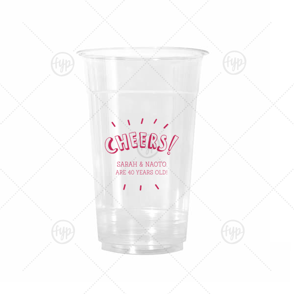 Radiant Celebration Cheers Cup 20-oz. Cold Cup (Ink)