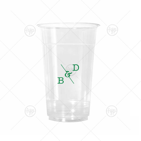 Initial Ampersand Cup 20-oz. Cold Cup (Ink)