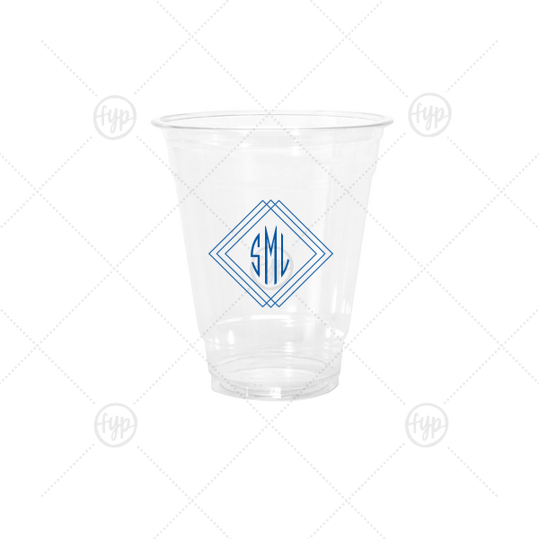 Prism Frame Monogram Cup 12-oz. Cold Cup (Ink)