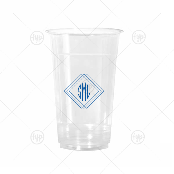 Prism Frame Monogram Cup 20-oz. Cold Cup (Ink)