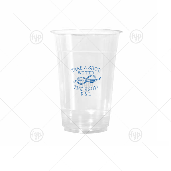We Tied The Knot Cup 16-oz. Cold Cup (Ink)