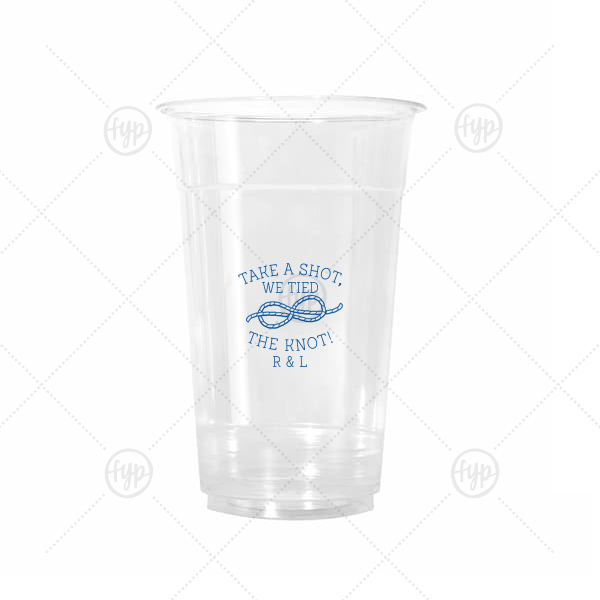 We Tied The Knot Cup 20-oz. Cold Cup (Ink)