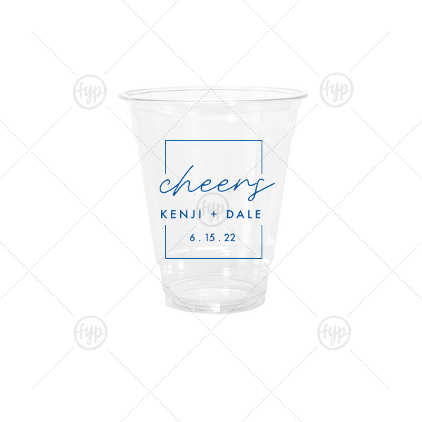 Framed Cheers Cup 12-oz. Cold Cup (Ink)