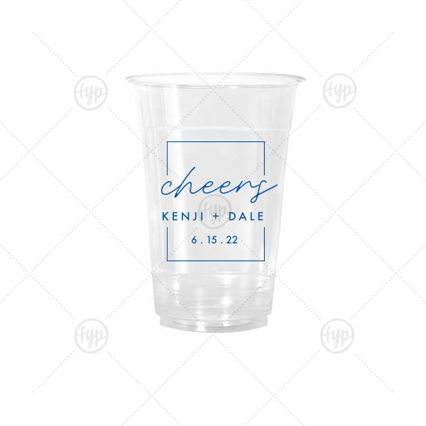 Framed Cheers Cup 16-oz. Cold Cup (Ink)