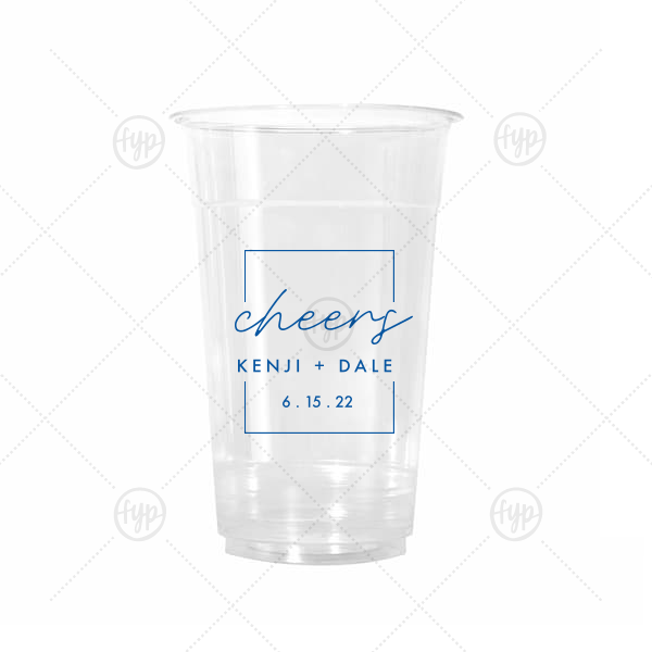 Framed Cheers Cup 20-oz. Cold Cup (Ink)